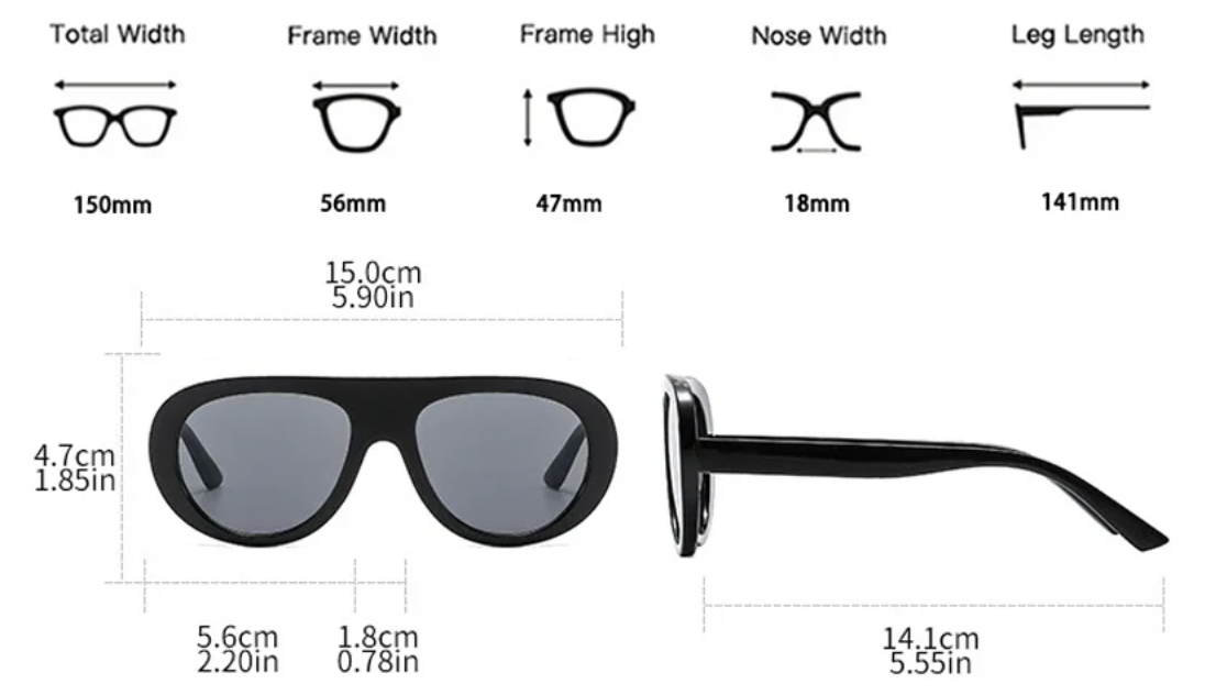 Bold Sunglasses Azul