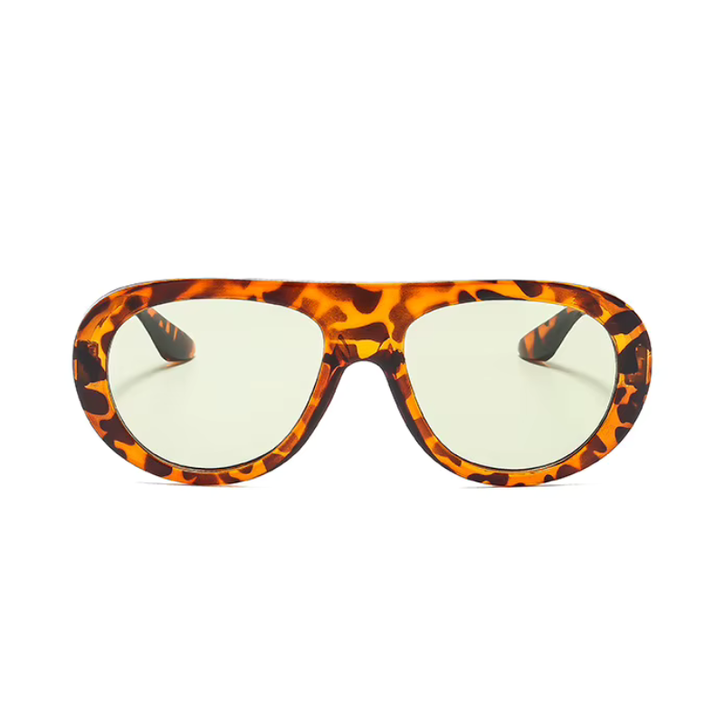 Bold Sunglasses Print Verde